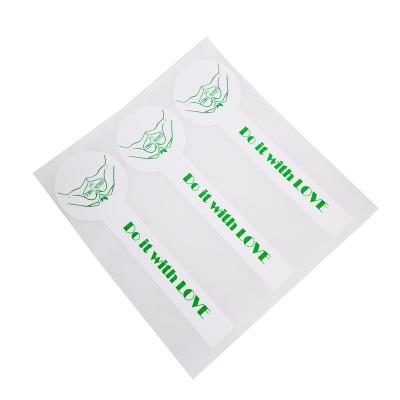 China Custom low price vinyl laser sticker security label waterproof coated paper high quality printing waterproof for sale