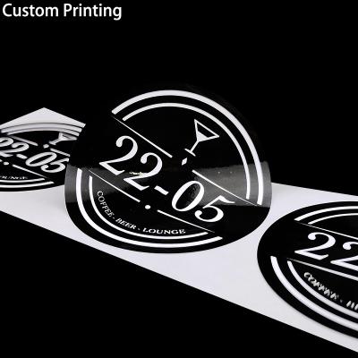 China Custom car heat sensitive bumper sticker color changing bajaj pcx 150 pcx 150 round sticker sheet printing for sale