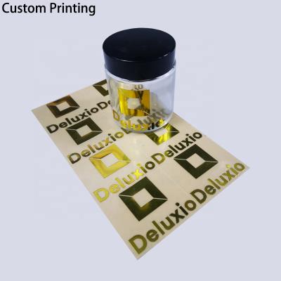 China Custom Waterproof 3d Stickers Metal Transfer Sticker Electroformed Nickel DIY Decals Labels For Jam Jar Bottle Candy Box Can Packaging for sale