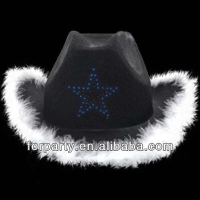 China Various styles are available CG-H0255 light up cowboy hat for festival for sale