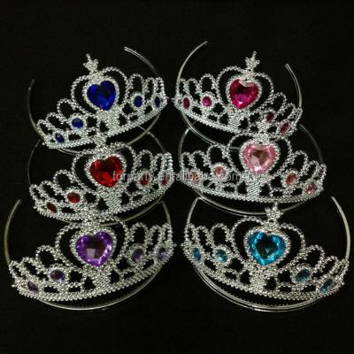 China Various styles are available HBN-1447A girls party tiara crown kids birthday tiara crown for sale