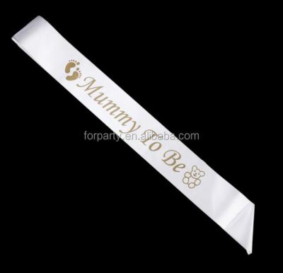 China CG-SA021 Mom To Be Sash Baby Shower Sash Gift 156*9.5cm for sale