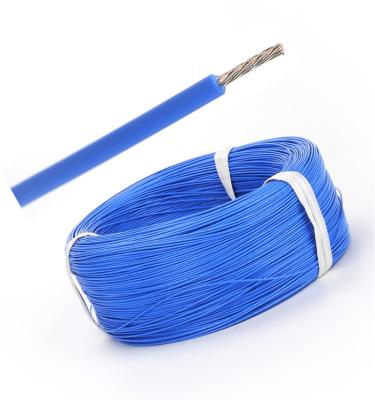 China Durable Ul10362 22AWG Blue PFA Insulated Tinned Wire In Roll for sale