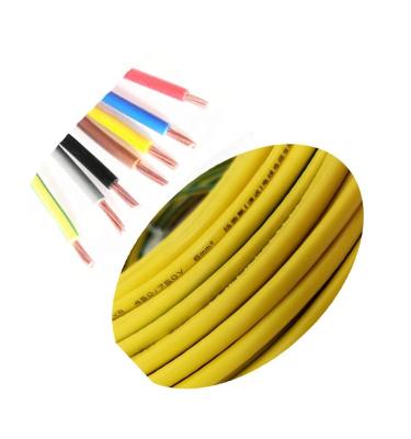 China Green Yellow 70C BEYOND OPTICAL RANGE Durable 1.5mm PVC Coated Tinned Copper Wire for sale