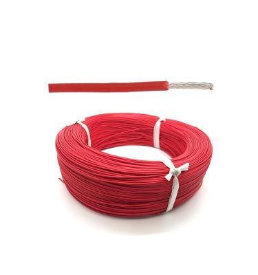 China Durable UL1007 Red PVC Insulated 22 Gauge Copper Wire for sale