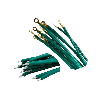 China UL1015 Electronic 300V 105 Degree PVC Insulated 100cm Striped Copper Wire for sale