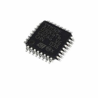 China Standard original microcontroller chip encapsulation LQFP32 IC STM32F030 microcomputer single chip MCU MCU STM32F030K6T6 for sale