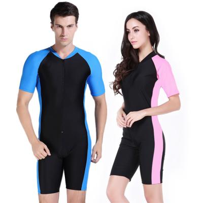 China Diving Suit Men and Women Couples Suit Anti-UV Sports Swimming Waterproof Female One-Piece Wetsuit Surfing Wet Sunscreen for sale