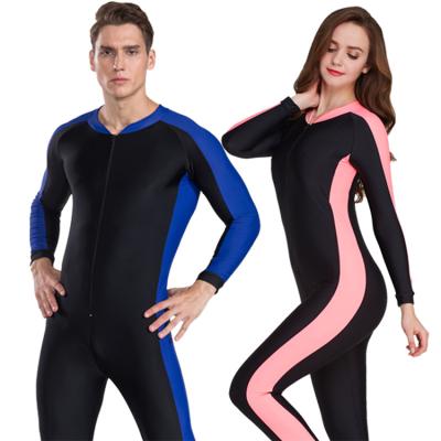 China Surfing Swimsuit Wetsuit One Piece Full Zipper Anti-UV One-Piece Tight-Fitting Long Sleeve Suit 3 Mm Thickness for sale