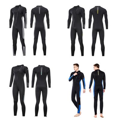 China New 3Mm New 3Mm Men's Anti-UV Wetsuit Winter Swimwear Long Sleeve One-Piece Warm Surfing Women's Wetsuit Cold Proof Snorkeling Pants for sale