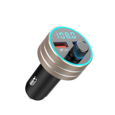 China Dual USB Charger C1 Dual USB Hands FM Transmitter BT MP3 Player Blueto Car Receiver Car Radio Transmitter QC3.0 PD Free Fast Car Charger 5V 3 1A for sale