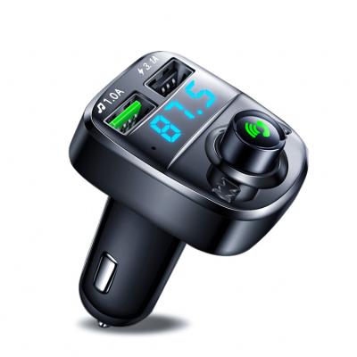 China Dual USB Charger 1626-2 Hands Free FM Transmitter Kit BT Stereo MP3 Player Dual USB QC 3.0 Car Chargers Quick Fast QC Mobile Phone 20W for sale