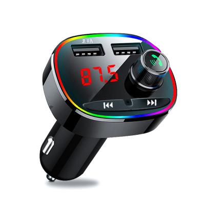 China Dual USB Charger 1678-1 BT FM Transmitter Adapter Kit Handsfree Call SD TF Card USB Wireless Radio QC3.0 All Smartphones Audio Player for sale