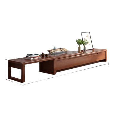 China Adjustable Modern Luxury TV Stand Furniture Modern Luxury TV Stand MDF Style Wooden TV Stand Table (Other) With Drawers for sale