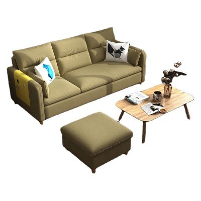 China Other Nordic Light Luxury Living Room Furniture Modern Design Style Fabric Sectional Sofas Set For Home for sale