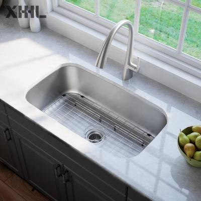 China Without Faucet cUPC Sinks Factory Under Kitchen Sink 8047 Stainless Steel Undermount Single Bowl Sink for sale