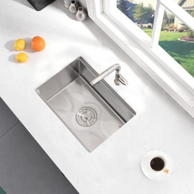 China Without Faucet Handmade Stainless Steel Sink Set Single Bowl Small Kitchen Bar and RV Sink with All Accessories for sale