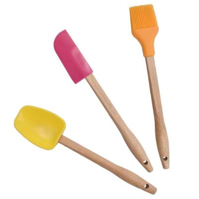 China Sustainable Silicone Basting Brush, Heat Resistant Pastry Brush BBQ Grill Barbecue And Kitchen Cooking Set Oil Brushes For Cooking Soft Bristl for sale