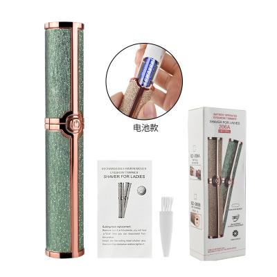 China Fashional New Design Eyebrow Trimmer Multifunctional USB Rechargeable Mini Hair Removal Pen Eyebrows Trimmer For Women for sale