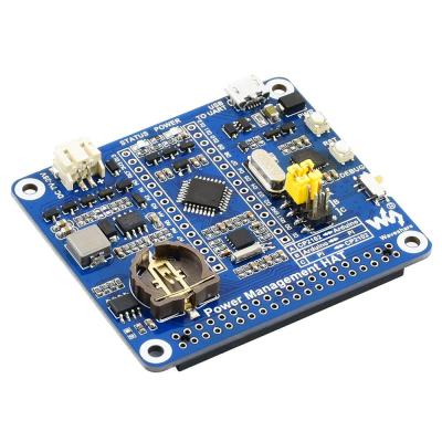 China Standard Raspberry pi 40PIN GPIO Extension Header Waveshare Power Management HAT for Raspberry Pi with Embedded MCU and RTC for Ard uino for sale