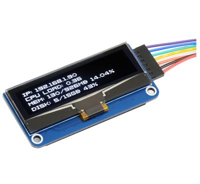 China Waveshare 128*32 Pixel 2.23 Inch OLED Display HAT SPI I2C Interface For Raspberry Pi Jetson Nano 2.23 Inch for sale