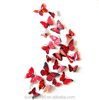 China Waterproof+Eco-friendly Vivi Red Wall Sticker 12pcs/set for sale