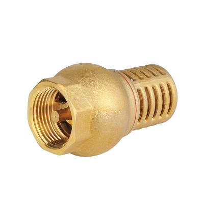 China General Brass Bottom Suction Valve DN15-DN100 Water Pump Check Valve for sale