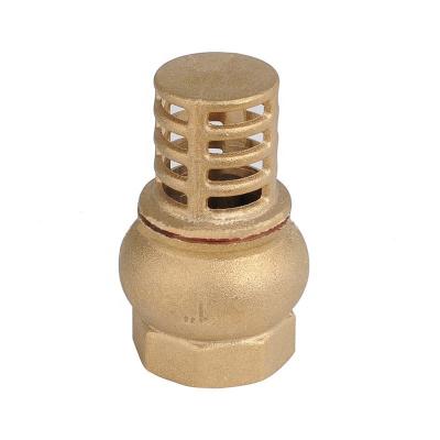 China General High Quality Brass Bottom Foot Valve1/2-4inch Water Pump Check Valve OEM Brand for sale