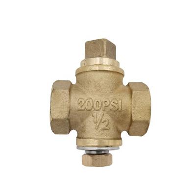 China General 4 Way Mini 1/2 Gas Valve Brass Angle Valve for sale