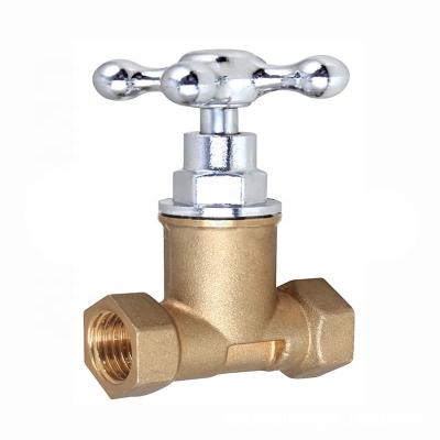 China General Brass 1/2 Stop Valve Globe Valve With Cross Handle for sale