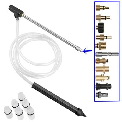 China Super Cleaning Ability for Karcher/Nilfisk/Elitech/Lavor.Pressure Joint Sandblasting Device Kit, with 1/4 Inch Connector&13 Inch Quick Airbrush Metal Rod for sale