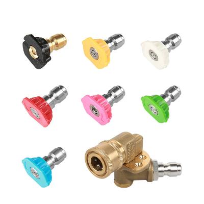 China Automatic Detailing Cleaning Quick Connecting Swivel Coupler 120 Degree with 5 Angles and Safety for Pressure Joint Spray Nozzle, 1/4 Inch Drive for sale