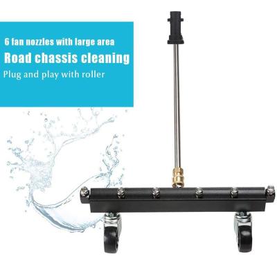 China Critical Cleaning High Pressure Seal 15 Inch Undercarriage Cleaner Kit for Karcher K2~K7 Series and HD 1500 PSI to 4000 PSI Six-hole Nozzle for sale