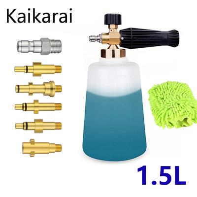 China Car Gasket Gun Foam Lance Foam Gun Nozzle Car Clean Foam Lance High Pressure Soap Foamer Snow Wash for Karcher for sale