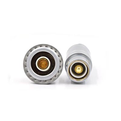 China Lemo 3S M18 Connector FFA Coaxial 50 Ohm Male And Female Connectors FFA.3S.250 for sale