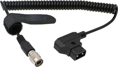 China D-Tap To Hirose 4 Pin Male Plug Camera Power Cable For Sound Devices 688 633 Zoom F8 for sale