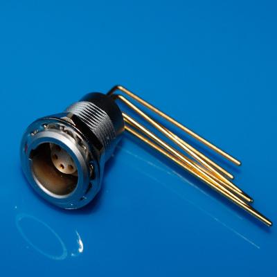 China Conector da placa de circuito impresso do ângulo direito de Lemo Compatible1B 6pin para a montagem de painel traseiro à venda