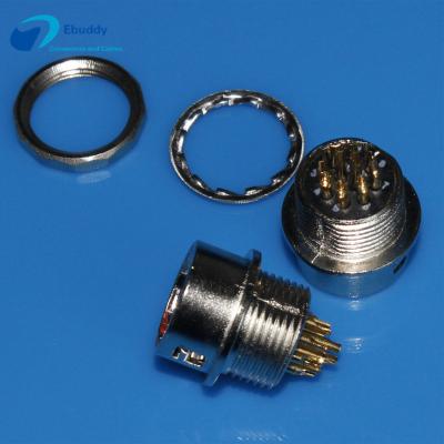 China 10 pin Hirose Circular Connectors M11 10 pin female socket HR10A-10R-10S for sale