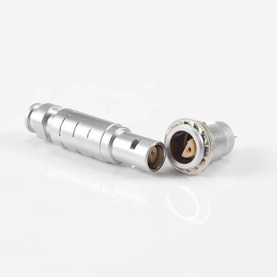China Lemo Coaxial Connector FFA ERA Series Single-core Half-Moon Aviation Plug Socket for sale