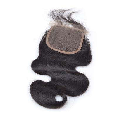 China Water Wave BBOSS Clip In Top Closure Hair, 3 Way Part Closure Jet Black Hair Closure, Water Wave Weave Bundles With Closure for sale