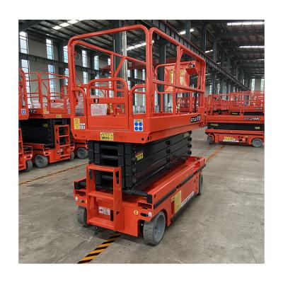 China Mobile Scissor Lift Platform 10m Cheap Aerial Lift Platform Hotels for sale