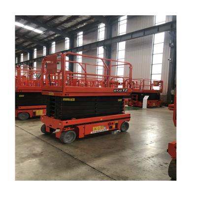 China Hotels Platform Lift China Making High Work Platform Scissor Lift 12m Outdoor Lift Platform for sale