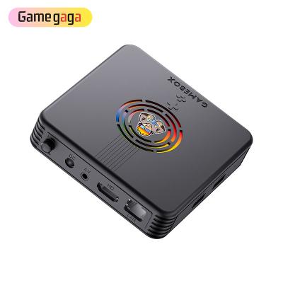 China Retro Classic Video Game Console Box 4K HD Output Double Game X9 Double Game Box Support 60 Simulators For PS1/N64/PS/GBA for sale