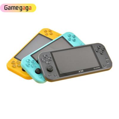 China Game Playing X20 Handheld Retro Game Console 8GB Built In 1000+ Games HD Player Out Of Support Gamepad Classic Portable Console For SFC/GBA for sale