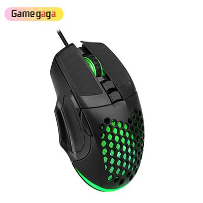 China GM202 RGB USB Mini Game Mouse Portable Gaming Mouse Cable Comfortable Grip For Computer Laptop Computer for sale