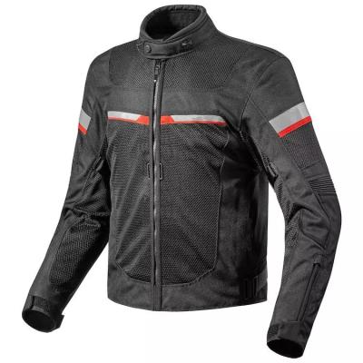 China 2022 New Breathable Motorcycle Jacket Men's Cycling Black Racing Mesh Motorcars Jacket Rider Protective Cloth With Protector Summer for sale