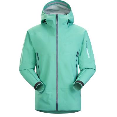 China Hooded Breathable Waterproof Running Jacket Men's Running Anorak Lightweight Bike Cycling Windproof Jacket Te koop