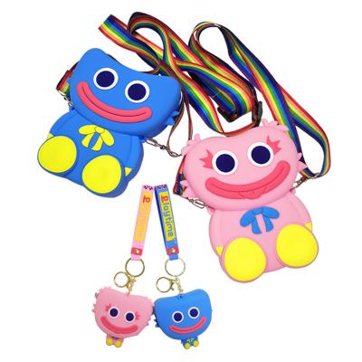 China Kids Adults Newest Relaxation Toys Silicone Bubble Coin Purse Bag Cute Colorful Portable Cell Phone Pop Pop BagMini Silicone Pop Coin Purse Cartoon Ani for sale