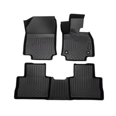 China Luxury Car Floor Liner China Top Strip Car Mats For 2019 2020 2021 3D Strip Car Mat Set /2020rav4 Right Material Rudders for sale