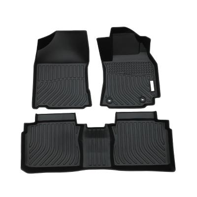 China 2014-2019 Material For Gas Vehicles , Toyota Corolla RHD Floor Mat / 14-19 Right Right Strip Luxury 3D Rudder for sale